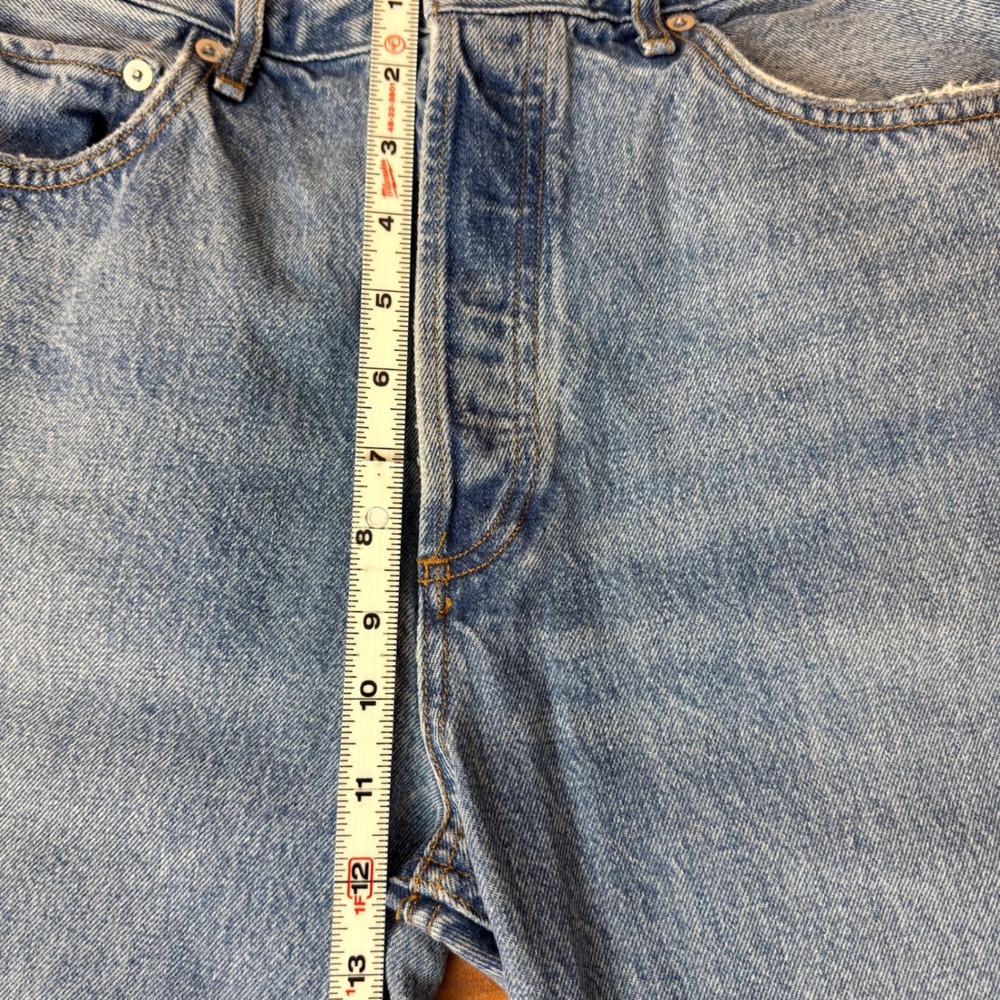 AGOLDE 90s Pinch Waist High Rise Straight Leg Jeans Medium Wash 28 A154-1206 - Picture 4 of 9